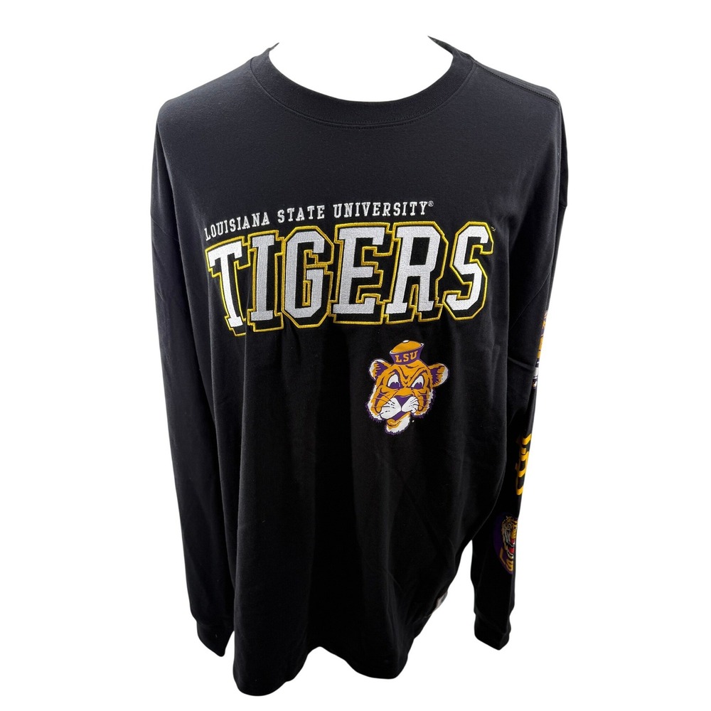 Mitchell & Ness LSU Tigers Vintage Mascot Training Camp‎ Tee Shirt Mens 2XL NEW